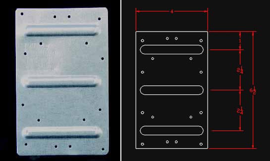 Steel Flat protectors for wooden crates and shipping crates